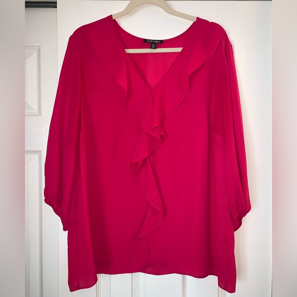 Hot Pink Blouse